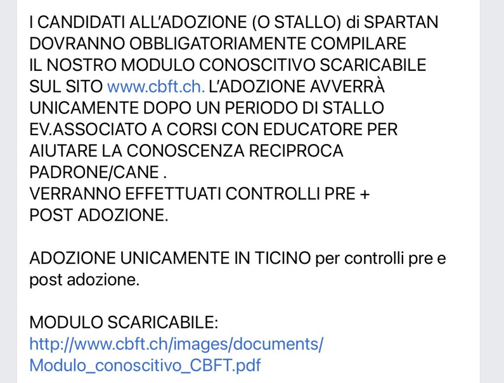 CBFT Spartan cerca casa